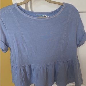 Baby blue urban outfitters top
